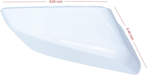Rearview Mirror Cover Driver Left Side Compatible with Chevrolet chevy Malibu 2016-2021 84026841 White...