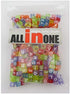1000pcs Mixed Acrylic Letter/Alphabet “A-Z”Cube Beads for DIY Craft (Transparent Multicolor 6x6x6mm)...