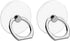 Transparent Phone Ring Holder Stand 2 Pcs, 360° Rotation Cell Phone Ring Holder Mobile Finger Kickstand Hand Phone Grip for iPhone, Clear Phone Ri...