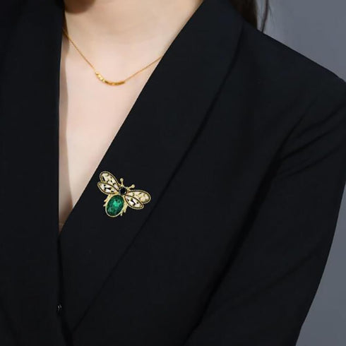 Animal Brooch Pins Set Women Vintage Crystal Enamel Pin Rhinestone Peacock Bee Fish Bird ladybird Cat Retro Insect Shape Pins Jewelry for Men Chri...