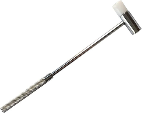 Dual Head Small Hammer, 7 Inches, Plastic Head and Metal Head, Black Plastic Grip, Double face Jewelry Mallet, Mini Hammer for Watch, Tuning, Wood...