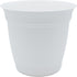 The HC Companies 12 Inch Eclipse Round Planter with Saucer - Indoor Outdoor Plant Pot for Flowers, Vegetables, and Herbs, White...
