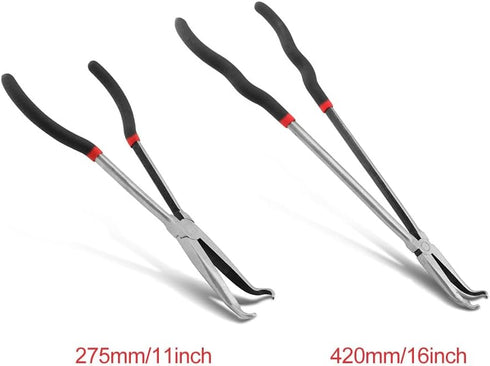 Electrical Disconnect Plier, Professional Automotive Electrical Disconnect Plier Hose Repair Tool Radiator Hose Clamp Long Spark Plug Removal Plie...