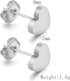 XAM 3 Pcs/set Elegance Heart Jewelry Set Stainless Steel Heart Shaped Necklace Bracelet and Stud Earring for Women...
