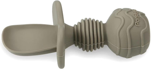 PandaEar 6 Pack Silicone Baby Spoons and Fork Feeding Set- Anti-Choke First Self Feeding Utensils for Baby Led Weaning Ages 3 Months...