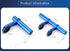 Bicycle Handlebar Extender, Bicycle Handlebar Extension Frame, for Bicycle Accessories Speedometer Flashlight Lamp Phone Mount (Blue)...
