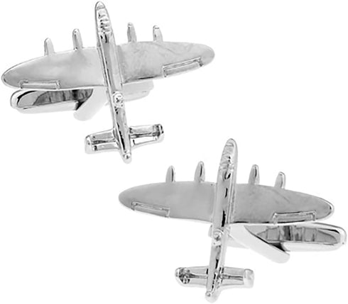 Airplane Plane Bomber Jet Pilot Pair Cufflinks...