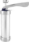 Cookies Press Cookies Press Silver Aluminum Alloy + Abs Cookies Press Maker Kit Biscuits Maker Press Machine Bakeware With 20 Cookies 4 Nozzles...