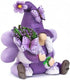 Lavender Gnomes Decor, Spring Resin Garden Gnome Decorations for Home Indoor/Outdoor Pastel Purple Spring Lavender Decorations Farmhouse Butterfly...