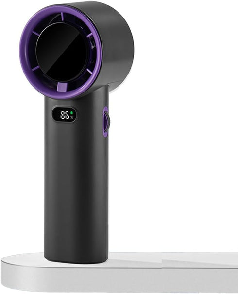 Portable Handheld Fan,Speed(1-100) Adjustable Turbo Mini Fan,3600mAh USB Rechargeable Personal Fan USB Mini Face Fan,Digital Display,Gifts for Wom...