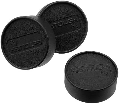 Fotodiox Pro GoTough 3X Replacement Lens Caps for The HERO 3, 3+, 4, Naked Camera - Set of 3 GoTough Protective Lens Covers for The HERO3 Hero3+ a...