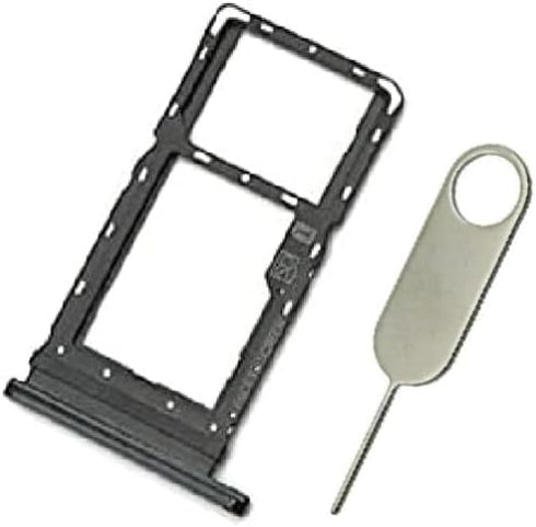 G Power 2021 Single Sim Card Tray MicroSD SD Holder Replacement for Motorola Moto G Power 2021 (XT2117) - Flash Gray......