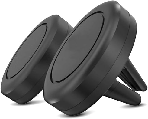Car Vent Phone Mount, 2 Pack Universal Automobile Air Vent Cradles Magnetic Smartphone Holder Compatible with iPhone 14 13 12 Pro Max XR Plus G An...