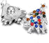 Snap Jewelry Necklace Charms with 6pcs Christmas Tree Shape Snap Button Pendant for Women 18mm Button Jewelry...