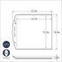 Nordic Ware Naturals Large Classic Cookie Sheet - Uncoated Natural Aluminum Commercial Quality Sheet Pan...