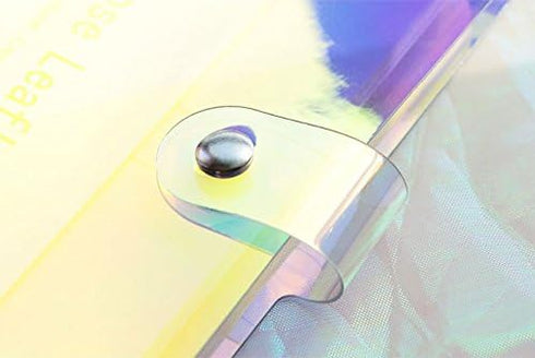 Index Tabs for A5/A6 6-Holes Cover Round Ring View Binder File Folder Loose Leaf Sheet Protectors Binder Cover Protector (Laser Cover, A5/21cm*15c...