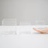 Clear Acrylic Geodes Rocks 3 Pegs Display Easel Stands Support Holder Box, Acrylic Display Case Box for Agate Slices Crystals Minerals Slab Fossil...