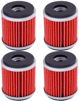 6-PACK Oil Filter Oil Filters Replacement Fit for Yamaha YZ250 XT250 YBR250 YFZ450 YFZ450R YFZ450W YFZ450X YFZ459R YZ250F YZ450F WR250F WR250R WR4...