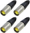 (4 Pack) Genuine Neutrik NE8MX-1 Ethercon Cable Connector Nickel Housing NEW Model!...