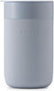 W&P Porter Ceramic Mug w/ Protective Silicone Sleeve, Slate 16 Ounces | On-the-Go | No Seal Tight | Reusable Cup for Coffee or Tea | Portable | Di...