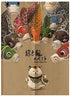 MYRU Lucky Cat Noren Japanese Curtain - Koi Fish Entrance Feng Shui Door Curtain (Cat and Fish, 33 by 59 Inch)...