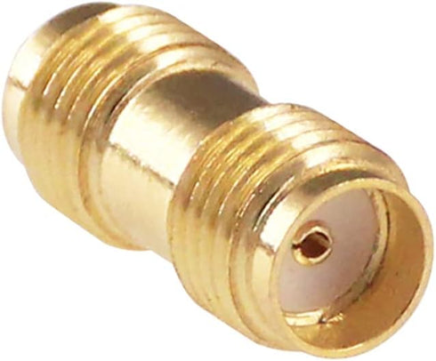 10pcs Antenna Adapter SMA Female to SMA Female Connector Coupler Barrel Adapter Converter for Antenna Radio(F10-10)...