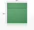 LUXPaper Square Invitation Envelopes | Peel & Press | 6 1/2" x 6 1/2" | Holiday Green | 80lb. Text | 50 Qty...