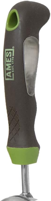 AMES 2445400 Stainless Steel Hand Soil Scoop with Ergo Gel Grip, 13-Inch, Gray...