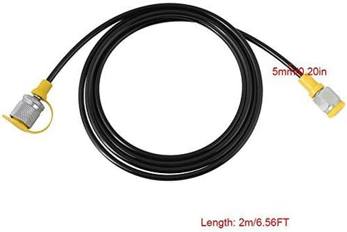 Hydraulic Pressure Test Hose 2.0m/6FT (M16*2-1/4 BSP) Testing Coupling Point Used in the Hydraulic System (1 PCS)...