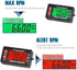 Runleader Hour Meter Tachometer, Maintenance Reminder, Alert RPM Reminder, Initial Hours Settable, Battery Replaceable, Use for Lawn Mower Generat...