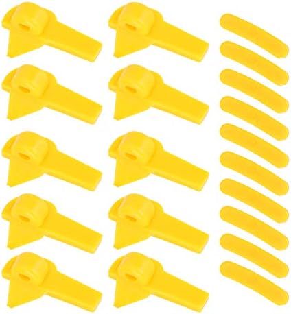 Tire Changer Mount Demount Head, 20pcs Tyre Changer Duck Insert Rim Protector Tire Demount Head Tire Machine Guard Wheel Side Protector for Mount ...