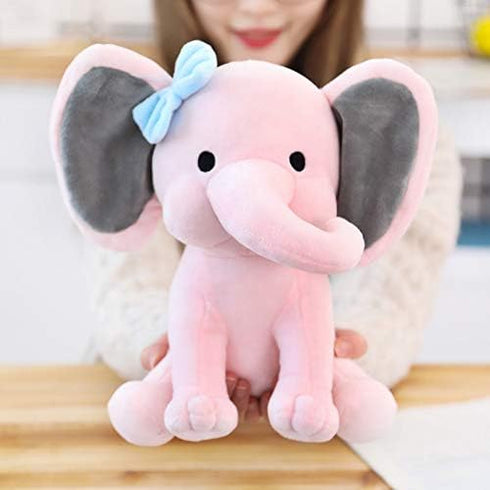 Stuffed Elephant Animal Plush Toys 9 Inch (Pink)...