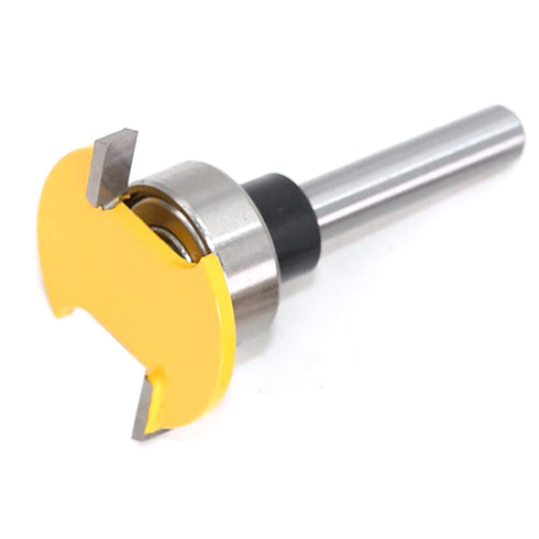 Mesee T Slotting Router Bit with Bearing, 1/4 Inch Shank T-Track Slot Cutter Woodworking Milling Slab Flattening Surface Planing Cutting Tool...