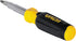 VACO VAC1110 11-in-1 Multi-Bit Screwdriver Set, 8 Phillips, Slotted, Square, Torx Screwdriver Tips and 3 Nut Driver Sizes, Comfort Grip Handle...