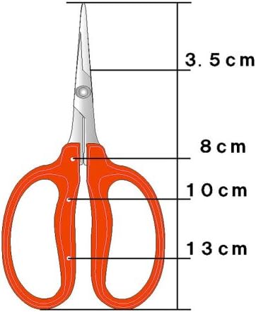 Chikamasa B-500SL Stainless Steel Grape Care Shears L-Shaped...