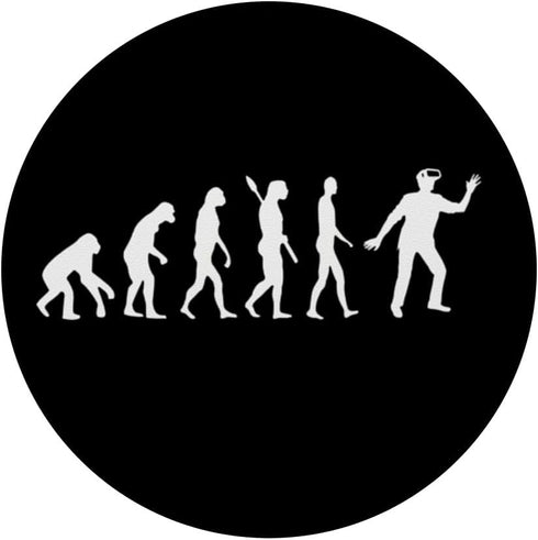 VR Gamer VR Developer Evolution VR Gaming Virtual Reality PopSockets Standard PopGrip......