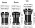 3Pcs Assortment Chuck (6mm 6.35mm, 8mm) Router Collet Set 6mm 6.35mm 8mm Chuck Heads Adapter for Drills Engraving Trimming Carving Machine Electri...