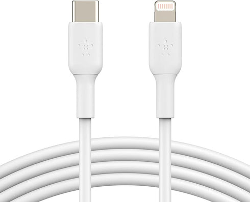Belkin BoostCharge Fast Charging USB C to Lightning Cable 3.3ft/1M - MFi Certified 18W Power Delivery iPhone Charger Cord - Apple Charger USB C Ca...