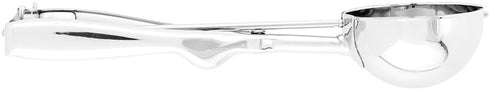 Restaurantware Met Lux 3 Ounce Gelato Scoop 1 Ambidextrous Ice Cream Scoop - Built-In Blade Dishwashable Stainless Steel Cookie Dough Scoop Comfor...