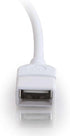C2G USB Long Extension Cable, USB Cable, USB A to A Cable, White, 9.84 Feet (3 Meters), Cables to Go 26686...