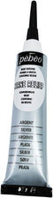 Pebeo Vitrail Glass Paint 774100 Konturenpaste 20 ml Tube in Blister Pack Silver...