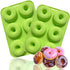 Anaeat 2 Pack Donut Pan Silicone Baking Mold, Just Pop Out! Non-Stick Doughnuts Baking Pans BPA Free for 6 Full-Size Donuts, Muffins, Cake Biscuit...