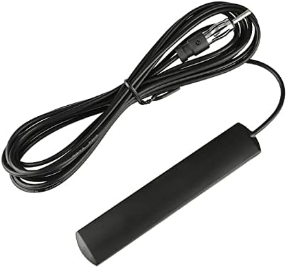 Car Antenna, Universal AM/FM Radio Antenna, 5M/16ft, Black, Compatible with Car Stereo Receiver, Media Head Unit, Marine Boat Radio...