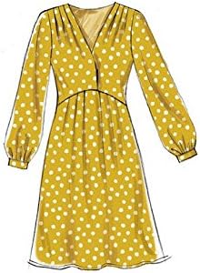 McCall's Patterns Misses Pleated Dresses with Optional Front-Tie...