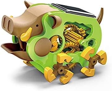 Solar Wild Boar, Solar Powered Energy Kit for Kids, Robotics, Educational STEM Birthday Kits Ages 8 and Up...