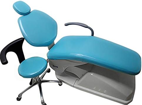 4pcs/Set Protective Full Dental Chair Cover Advanced Milk Silk + TPU + Composite Film Waterproof Material (Large Size, Blue)...