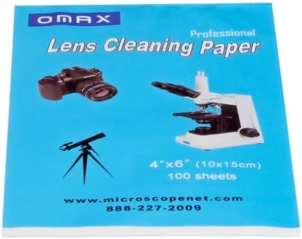 OMAX - A99CPB100 - Microscope and Camera Optical Lens Cleaning Paper - 100 Sheets......