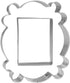 Door Frame Cookie Cutter Set - 2 Piece - 4.5” Door Frame, 2.7” Rectangle - Stainless Steel...