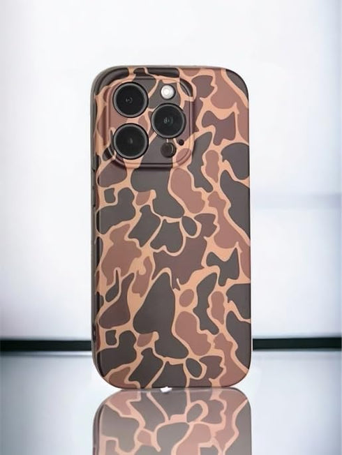 Camo Phone Case Compatible with iPhone 15 Pro Max, Duck Camo, Camouflage, Rugged, Outdoors, Gentleman, Classic, Vintage......