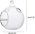 12 Pcs 3.15"/ 8cm Hanging Candle Holder Glass Globes for Candles, Air Plant Holders Terrarium Hanging Tea Lights Candle Holder Home Wedding Party ...